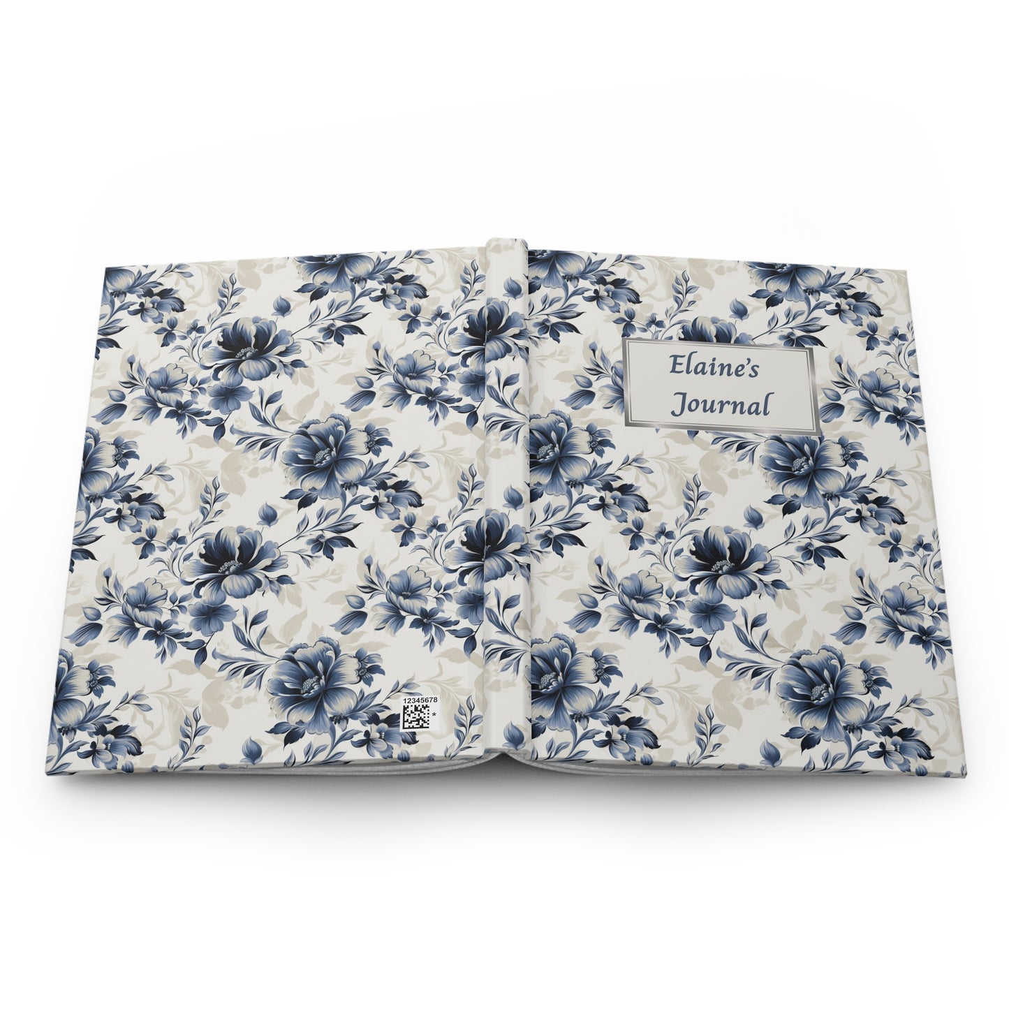 Gebundenes Notizbuch mit Blumenmuster, elegantes Notizbuch, Tagesplaner, Sammelalbum, Geschenk für Autoren, Studenten, Blumendesign