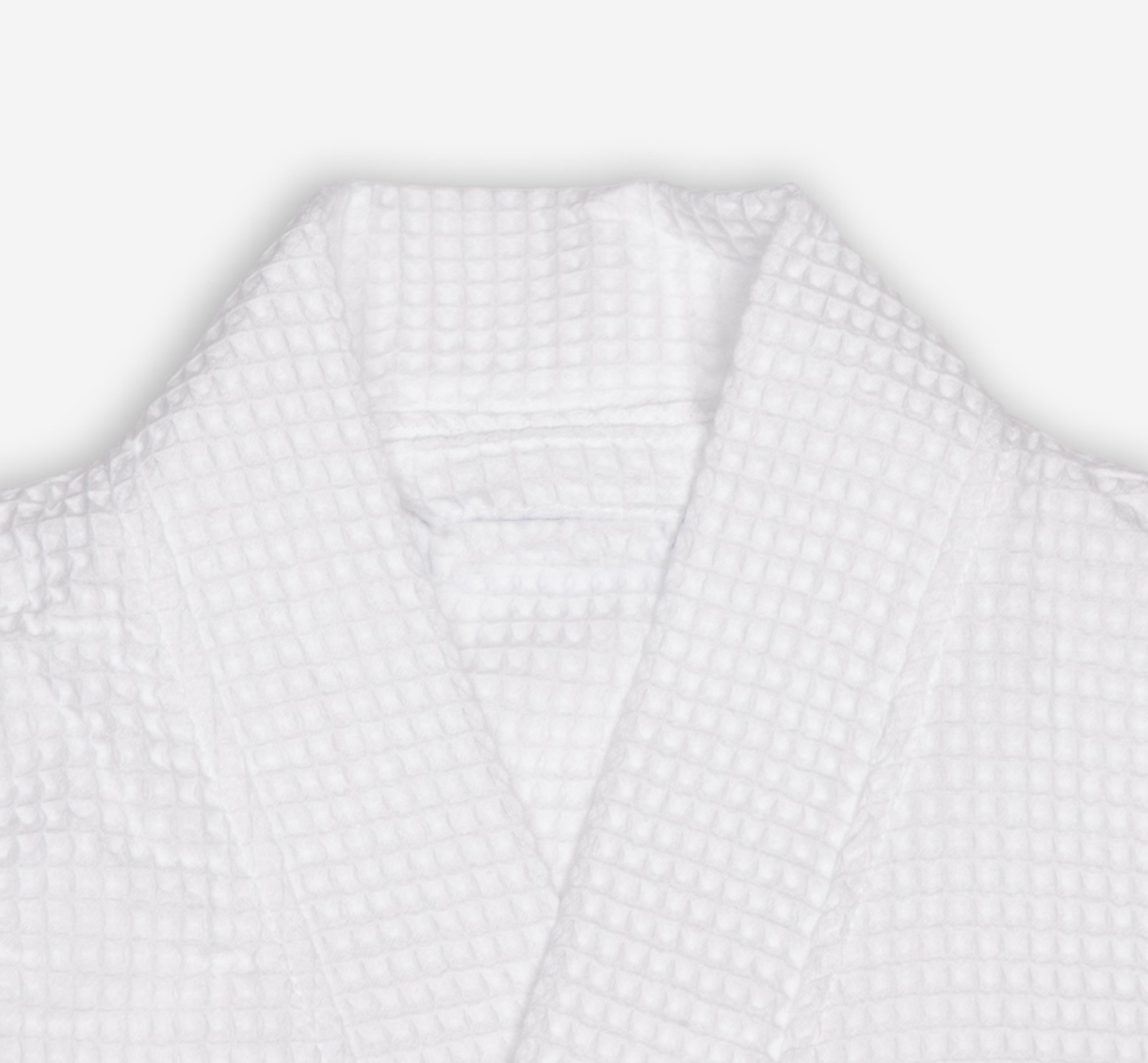 Personalisierter Waffelpiqué-Bademantel | Weiß bestickter Kimono-Bademantel | Leichter Baumwoll-Spa-Bademantel als Geschenk