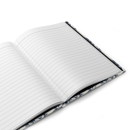 Gebundenes Notizbuch mit Blumenmuster, elegantes Notizbuch, Tagesplaner, Sammelalbum, Geschenk für Autoren, Studenten, Blumendesign