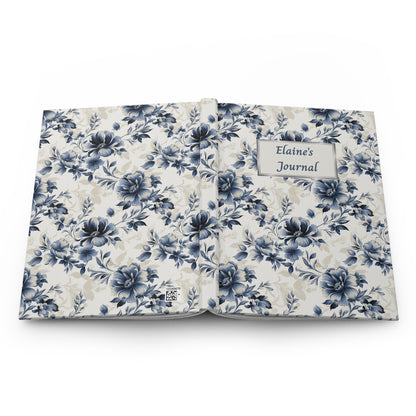 Gebundenes Notizbuch mit Blumenmuster, elegantes Notizbuch, Tagesplaner, Sammelalbum, Geschenk für Autoren, Studenten, Blumendesign