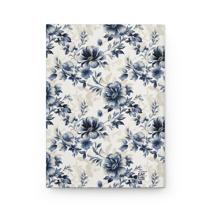 Gebundenes Notizbuch mit Blumenmuster, elegantes Notizbuch, Tagesplaner, Sammelalbum, Geschenk für Autoren, Studenten, Blumendesign