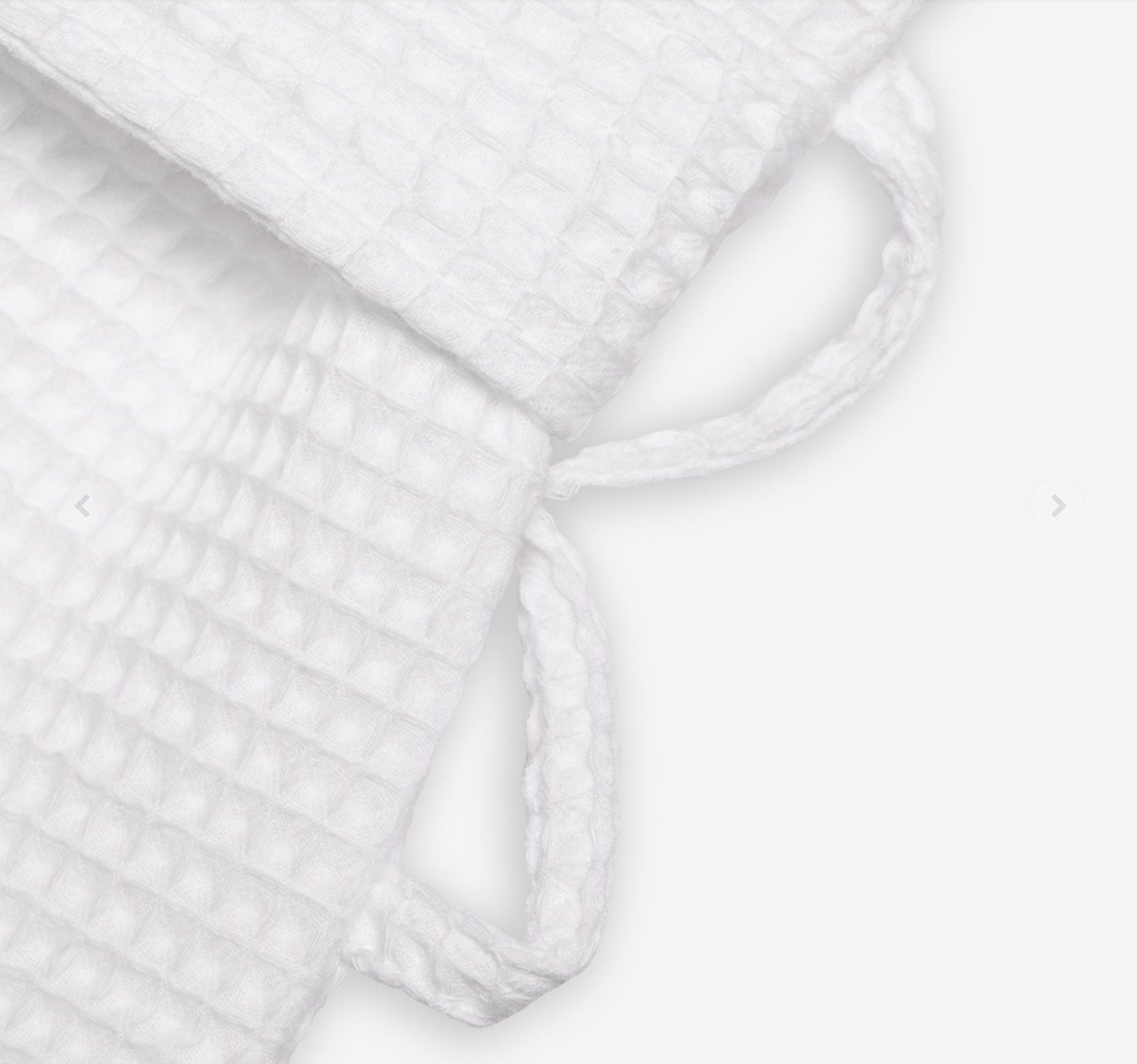 Personalized Waffle Weave Robe | White Embroidered Kimono Robe | Lightweight Cotton Spa Robe Gift