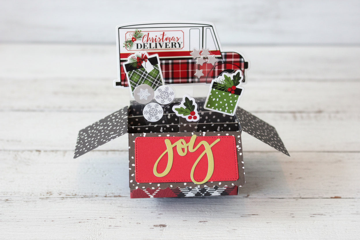 Handmade 3D Pop-Up Christmas Card | One of a Kind