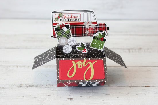 Tarjeta de Navidad 3D Pop-Up hecha a mano | Única en su tipo