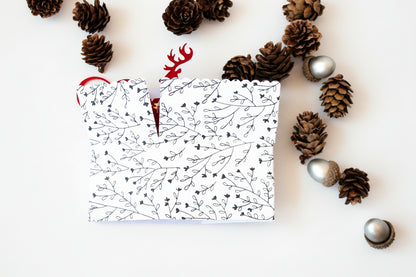 Handmade 3D Pop-Up Christmas Card | One of a Kind