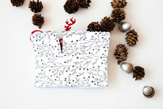 Handmade 3D Pop-Up Christmas Card | One of a Kind