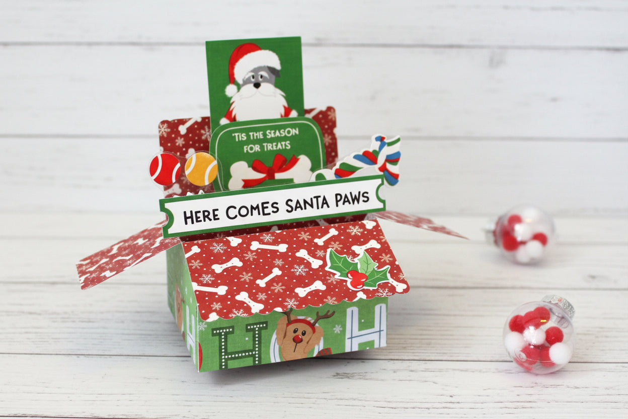 Handmade 3D Pop-Up Christmas Card | One of a Kind