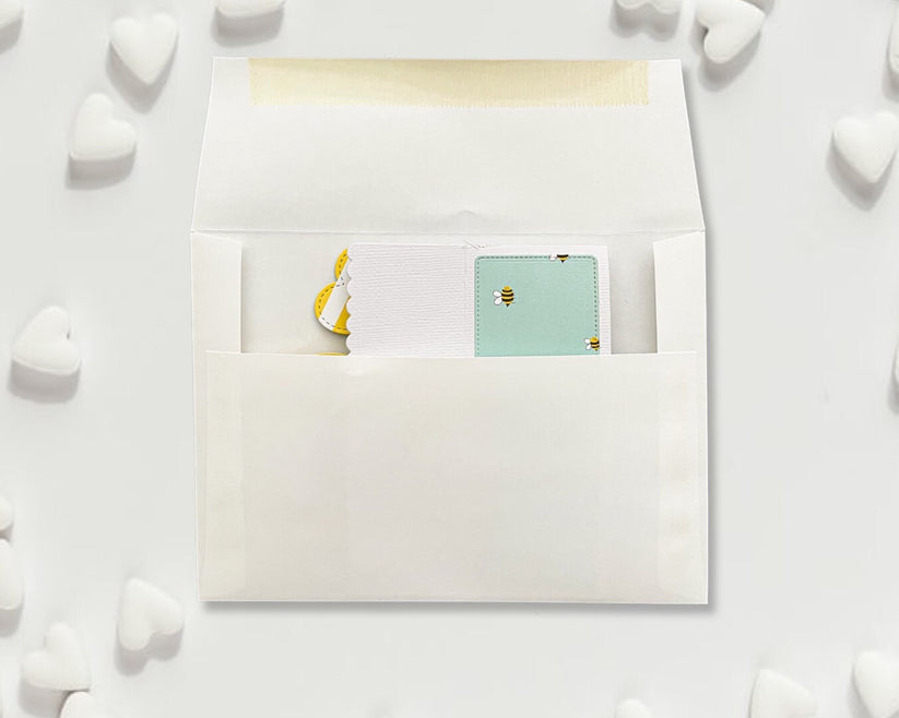 White cardholder with multiple card slots on a white background