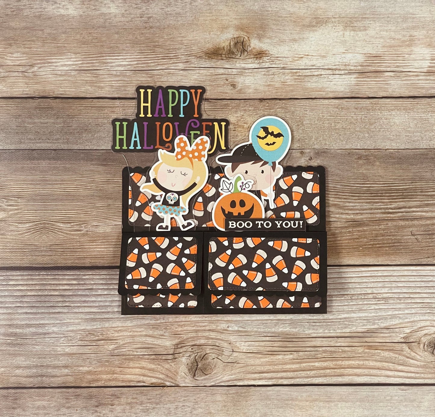 Handmade 3D Pop-Up Halloween Card | One of a Kind