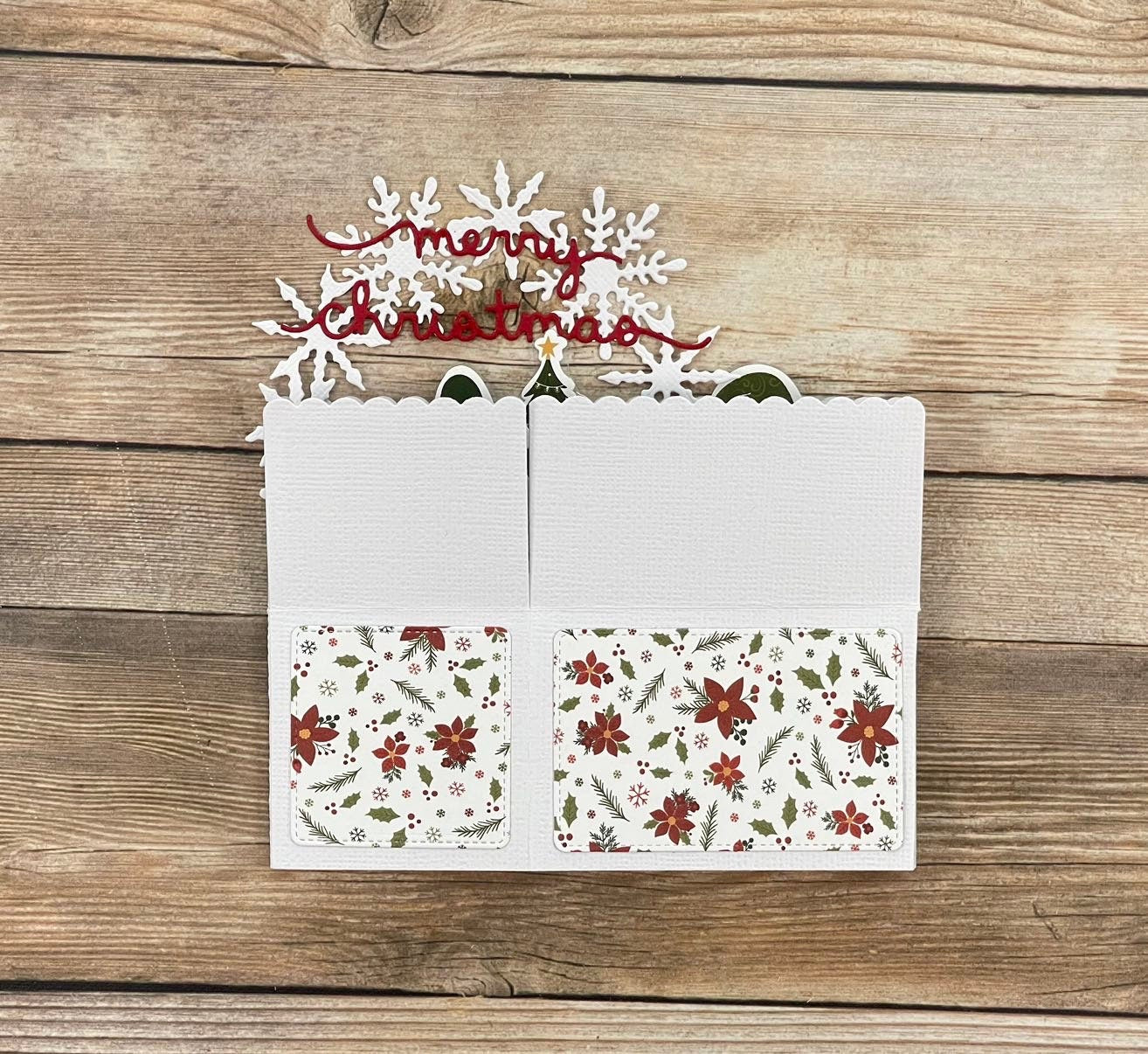 Handmade 3D Pop-Up Christmas Card | One of a Kind