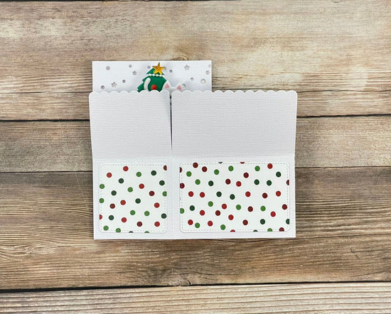 Tarjeta de Navidad 3D Pop-Up hecha a mano | Única en su clase