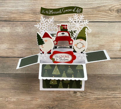 Handmade 3D Pop-Up Christmas Card | Gift Card Holder