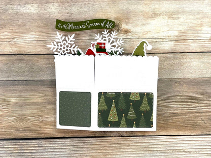Handmade 3D Pop-Up Christmas Card | Gift Card Holder