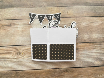 Handmade 3D Pop-Up Wedding Card | One of a Kind