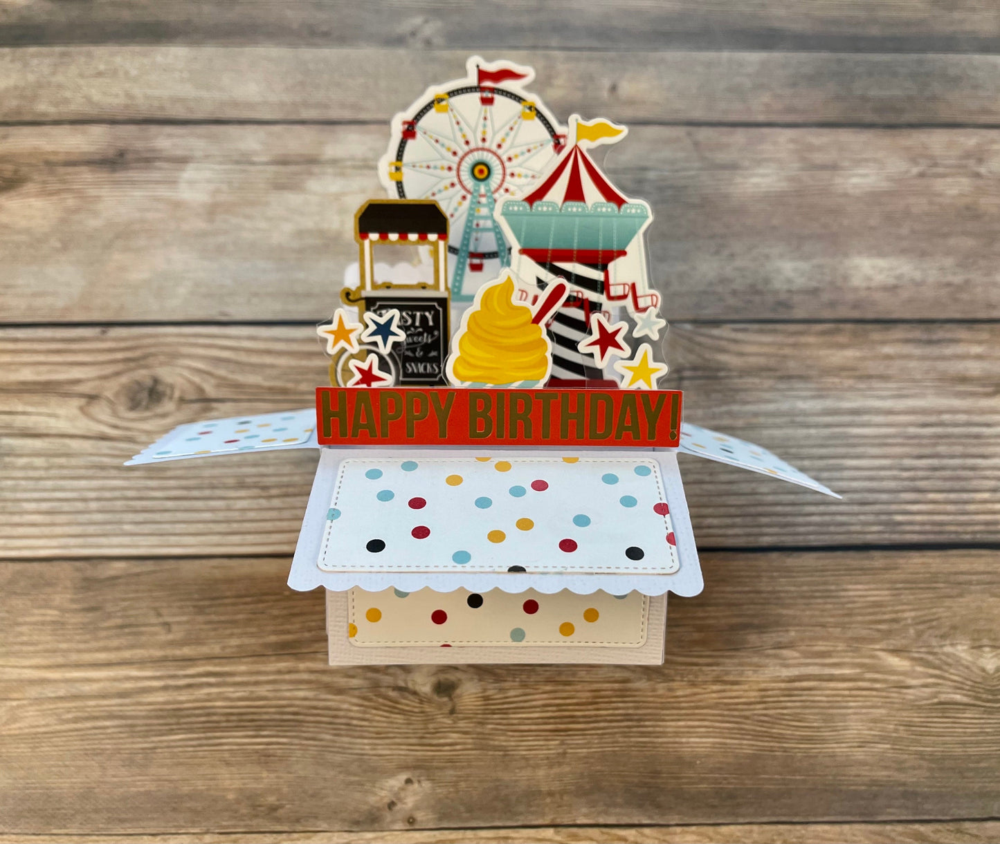 Handmade 3D Pop-Up Birthday Card | One of a Kind