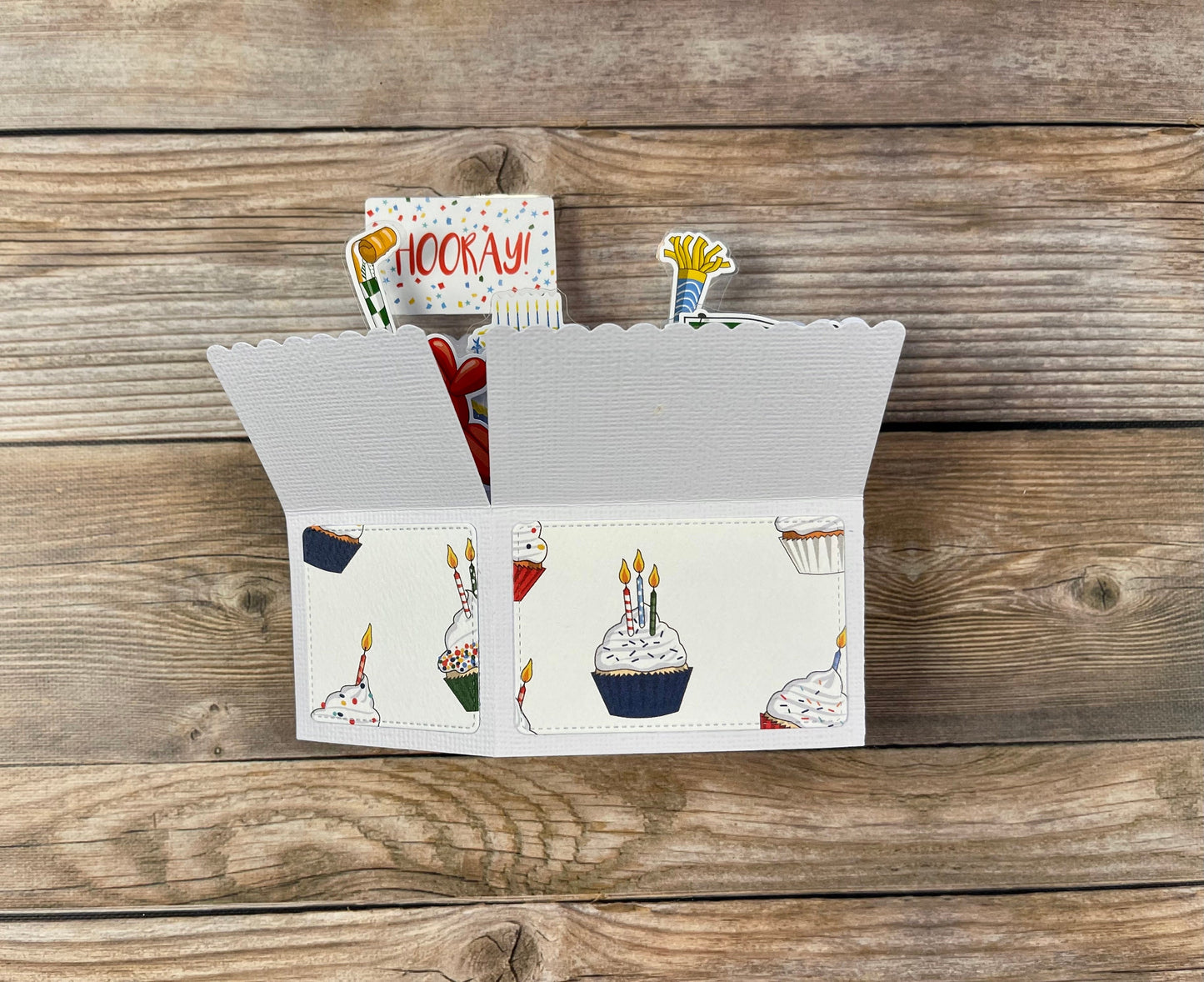 Handmade 3D Pop-Up Birthday Card | One of a Kind