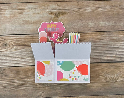 Handmade 3D Pop-Up Birthday Card | One of a Kind