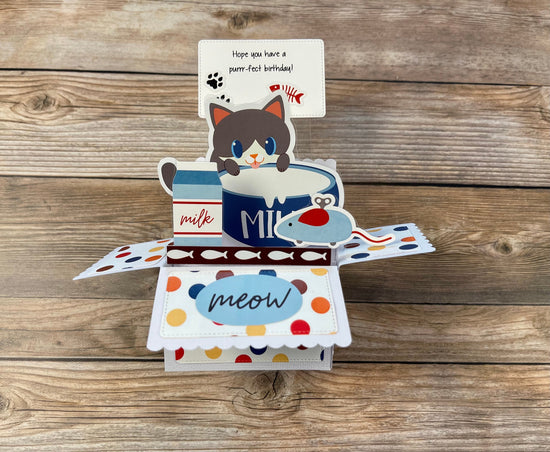 Handmade 3D Pop-Up Birthday Card | One of a Kind