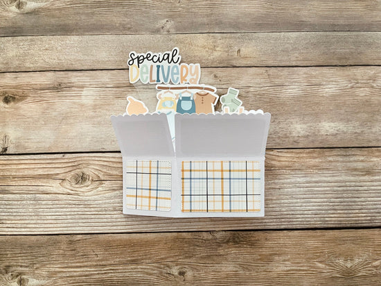 Handmade 3D Pop-Up Baby Card Card | One of a Kind