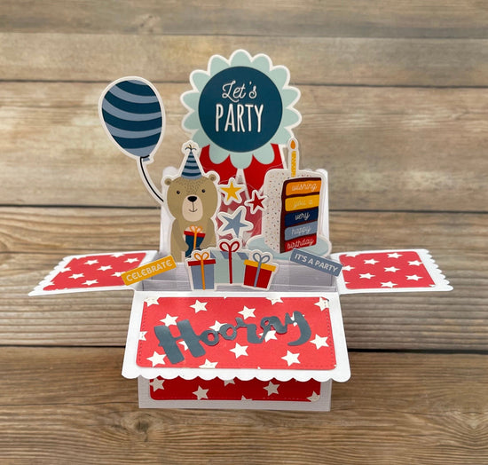 Handmade 3D Pop-Up Birthday Card | One of a Kind