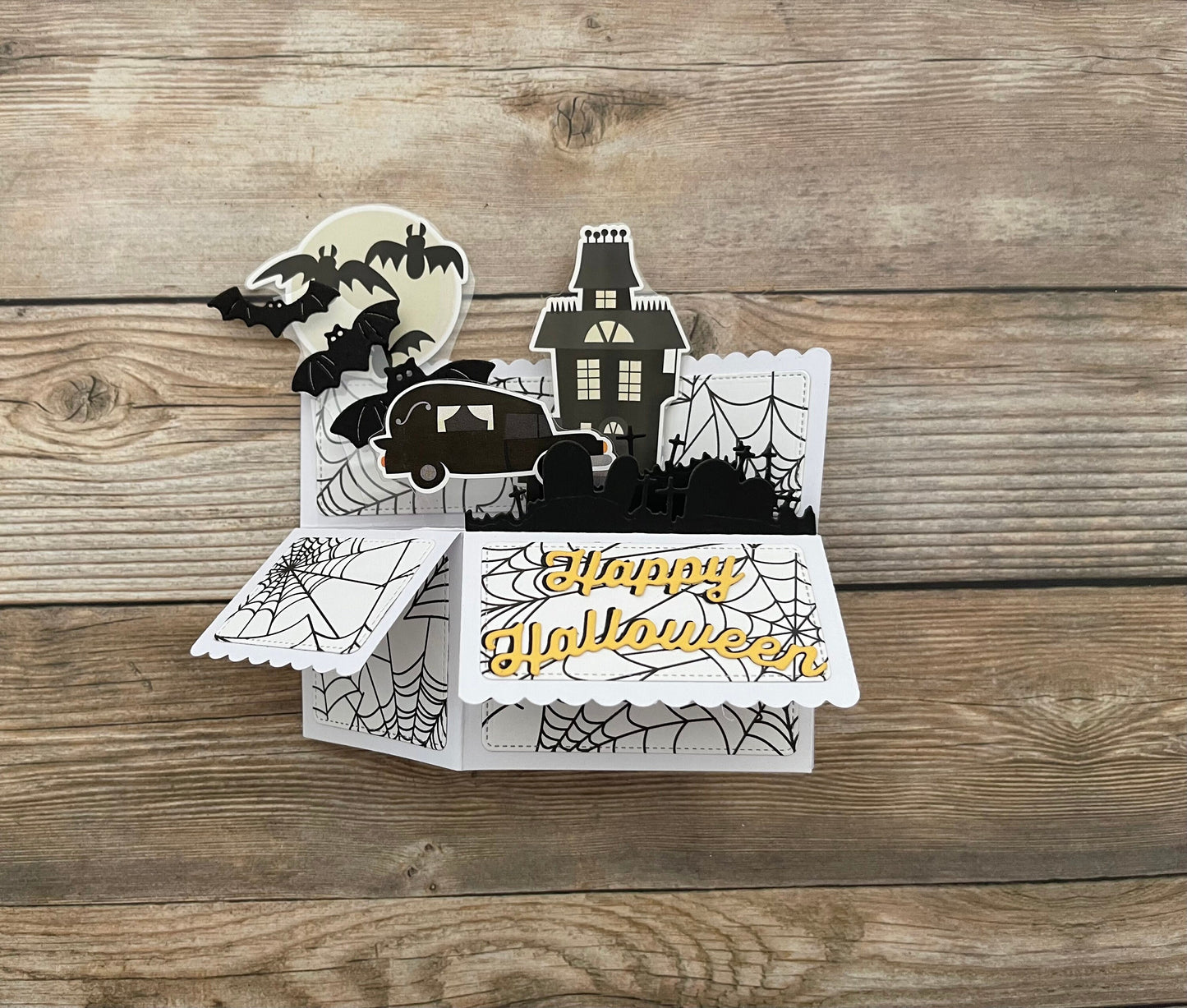 Handmade 3D Pop-Up Halloween Card | One of a Kind
