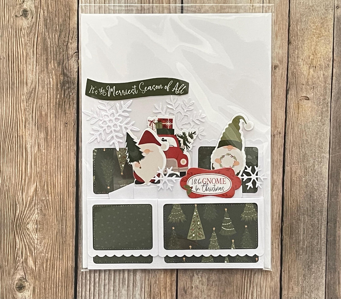 Handmade 3D Pop-Up Christmas Card | Gift Card Holder