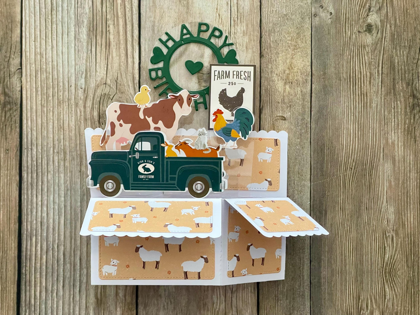 Handmade 3D Pop-Up Birthday Card | One of a Kind