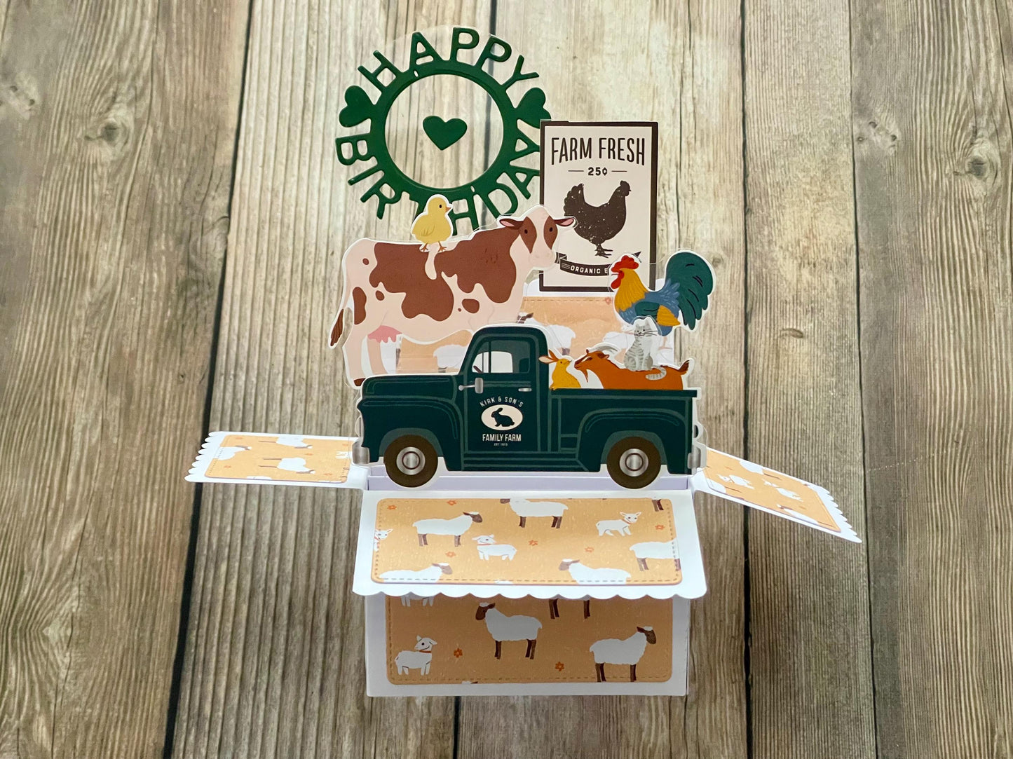 Handmade 3D Pop-Up Birthday Card | One of a Kind