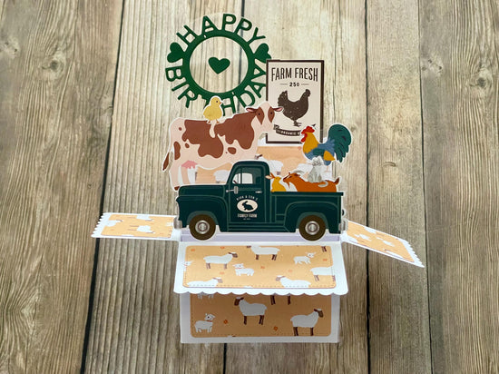 Handmade 3D Pop-Up Birthday Card | One of a Kind