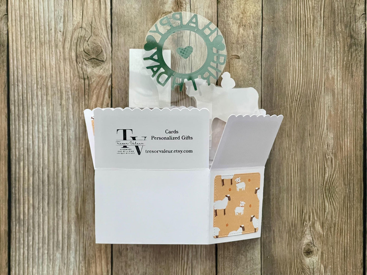 Handmade 3D Pop-Up Birthday Card | One of a Kind